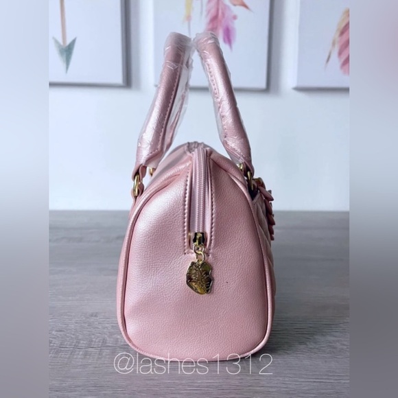 BETSEY JOHNSON Bag Chain Barrel Crossbody - Rose Gold LBCHAIN - Picture 4 of 8